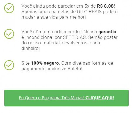 Quero o programa tres marias